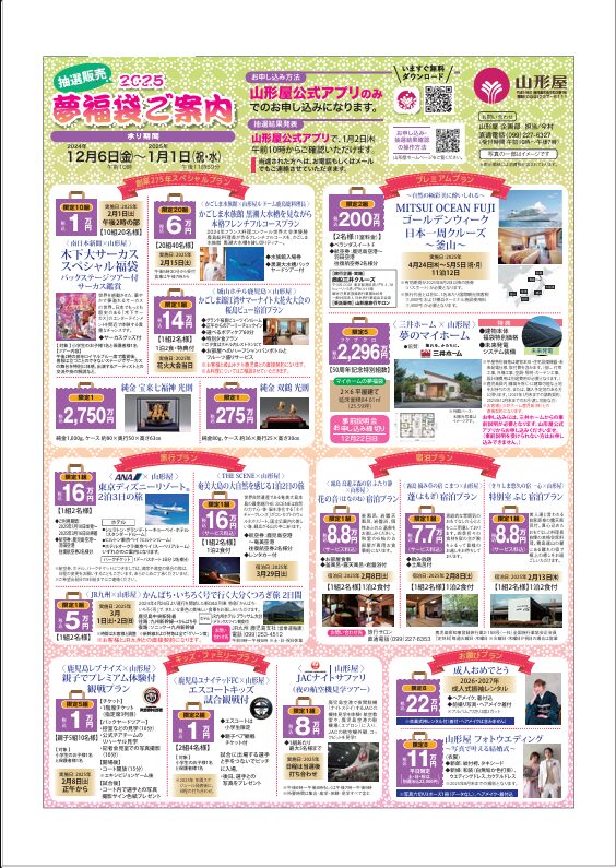 過去2025年の夢福袋中身